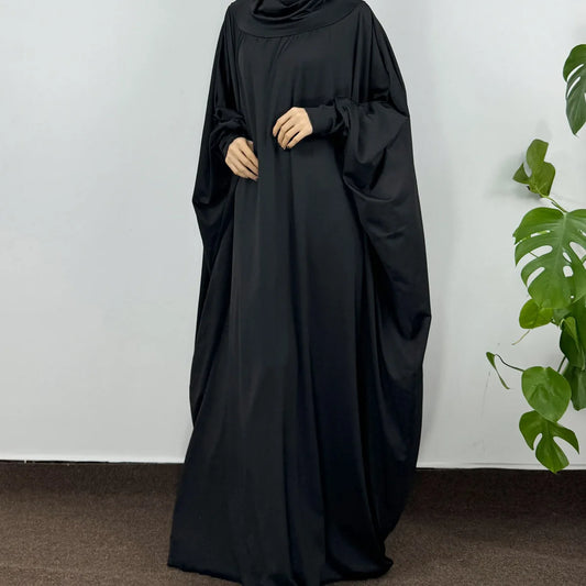 Hooded One-Piece Abaya